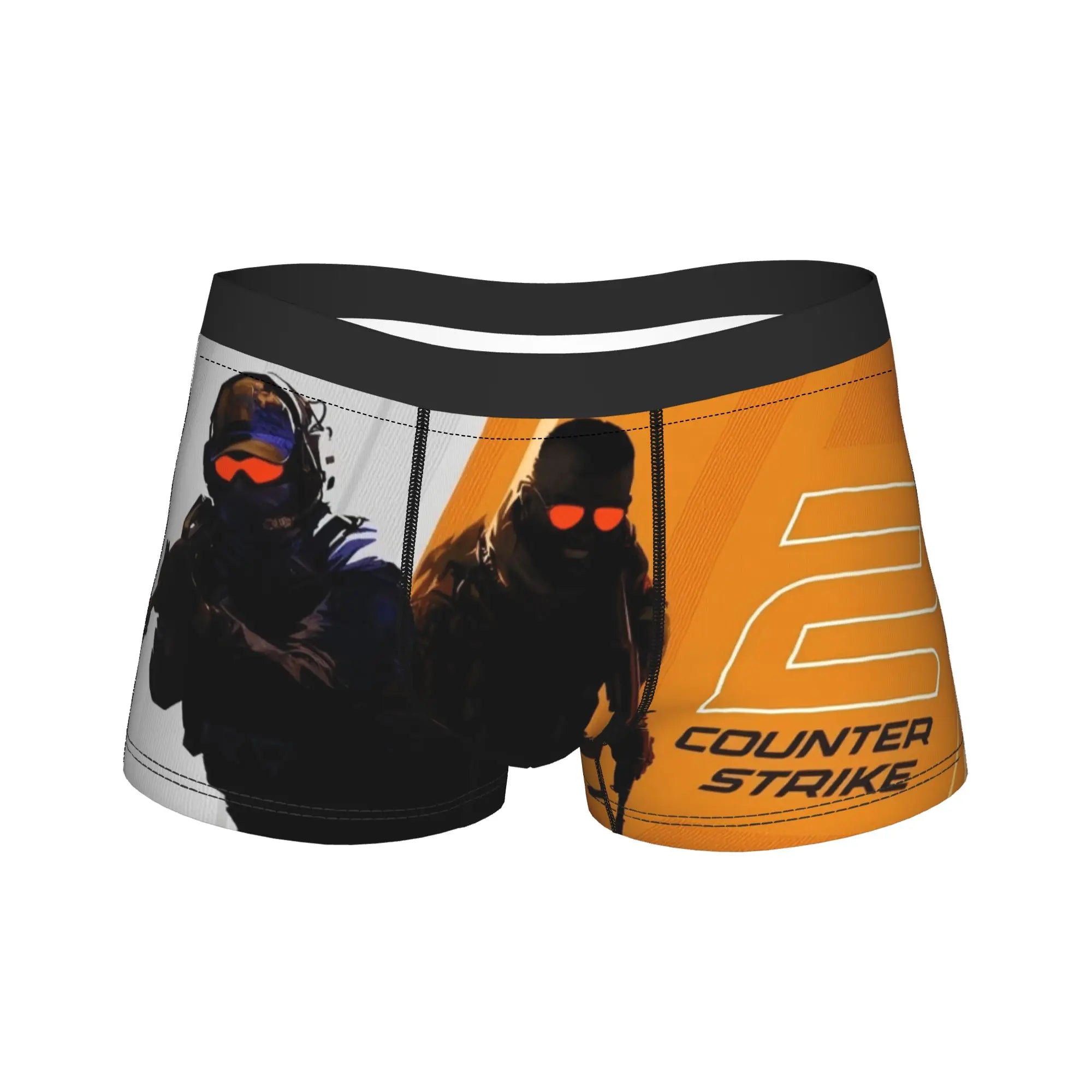 CS GO CS GO Underpants Homme Panties Man Underwear Print Shorts Boxer Briefs