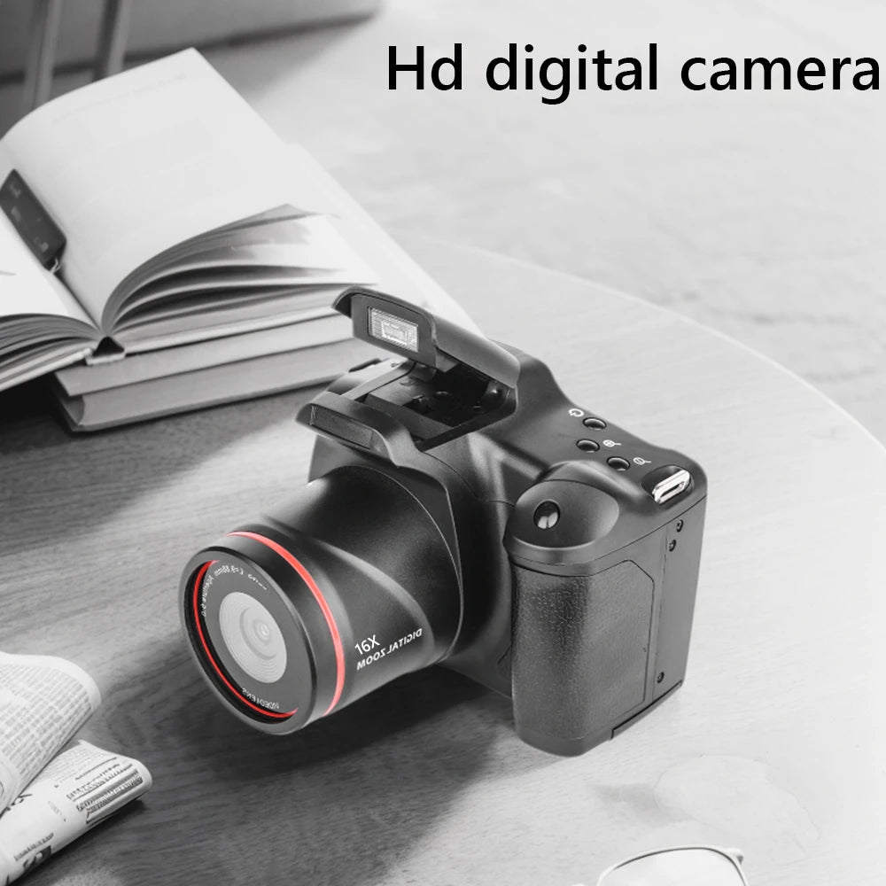 Camcorder 16X Zoom Vlogging Camera with 2.4 Inch LCD Screen Video Recorder for Photography and Video