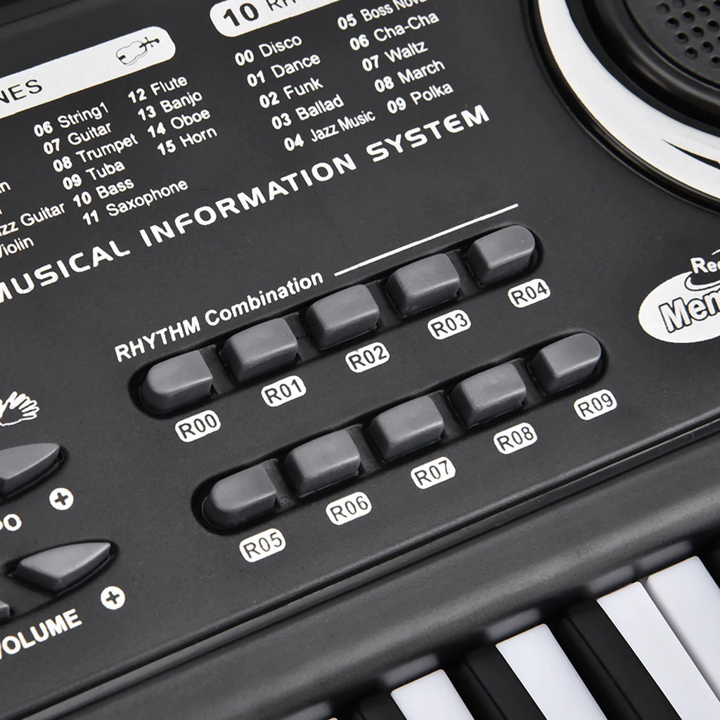 Electric Piano Musical Instruments  61‑Key Electric Digital Key Board Piano Musical Instruments Kids  with Microphone