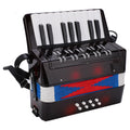 Accordion Accordion  Instrument Accordion Musical Piano Keyboard  Rhythm Training Spring Instrument 17 Key 8 Bass Black