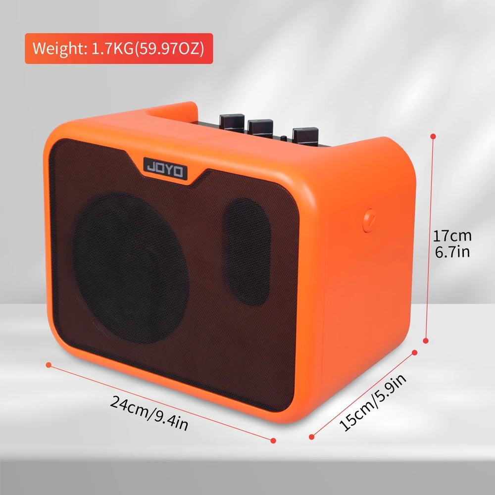 JOYO MA-10A Acoustic Guitar Amplifier Dual Channel 10W Portable Practice Mini Guitar Amplifier & Speaker Combo