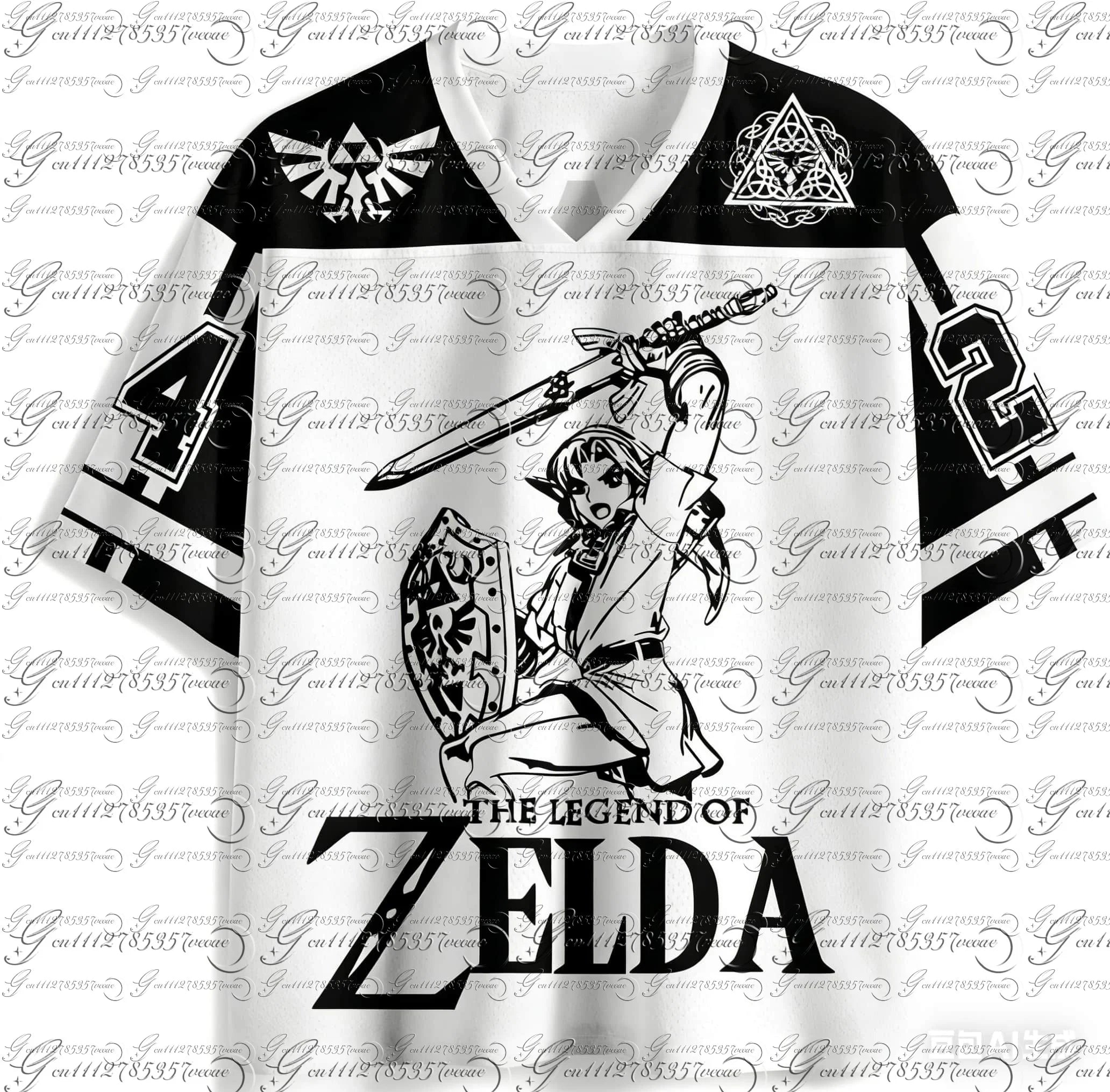 Zelda Adult and Children 3D Print V-neck T-shirt, A Must-have for The Open-world Game Pioneer! Shorts Friends