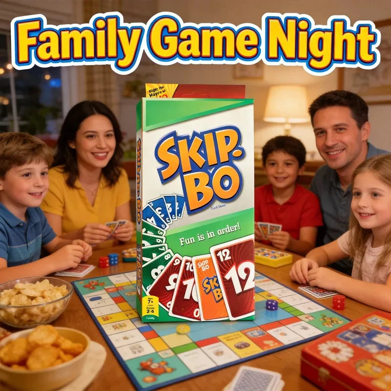 Card Game - English Edition | Sequential Fun for 2-6 Players, Ideal for Family Game Night