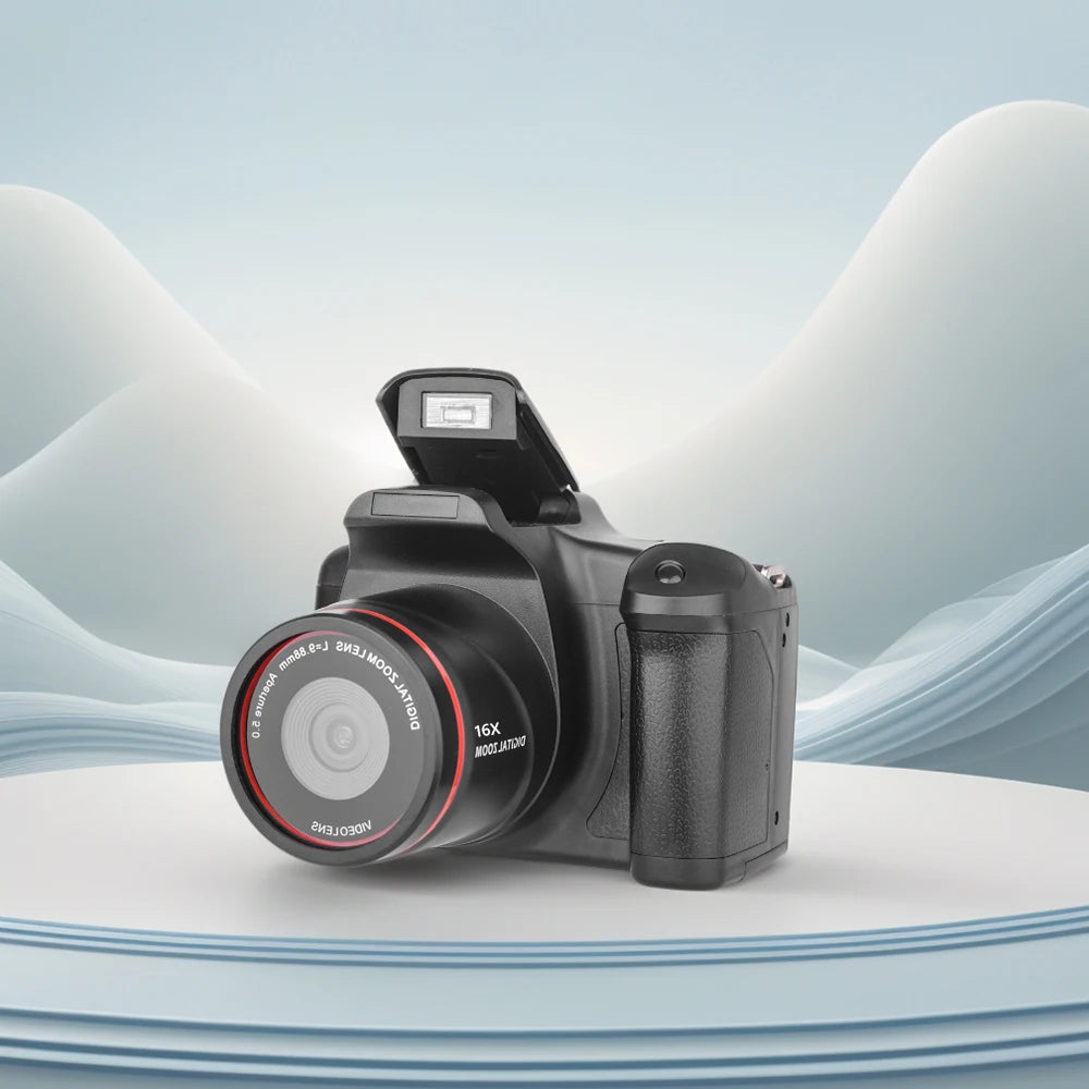 Camcorder 16X Zoom Vlogging Camera with 2.4 Inch LCD Screen Video Recorder for Photography and Video