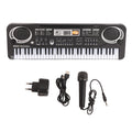 Electric Piano Musical Instruments  61‑Key Electric Digital Key Board Piano Musical Instruments Kids  with Microphone
