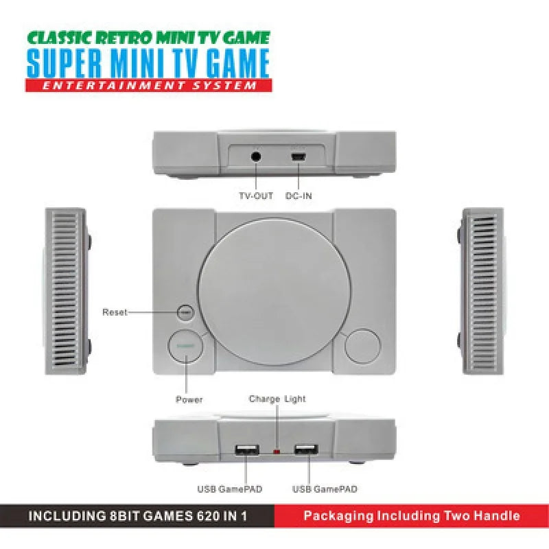 PS1 game console home retro nostalgic 8-bit stand-alone children's double battle retro nostalgic game console