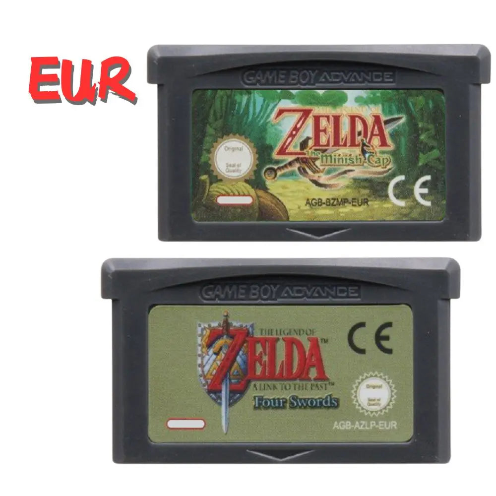 2026 Zelda GBA Game Cartridge 32 Bit Video Game Console Legend Of Zelda Game Card Link To The Past Awakening DX Minish Cap