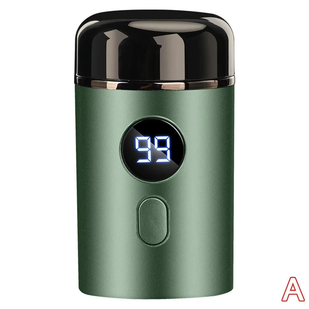 Men's Electric Mini Shaver Rechargeable LED Digital Display Dual use Wet and Dry Home Travel Shaver Car Shaver Electric Shaver