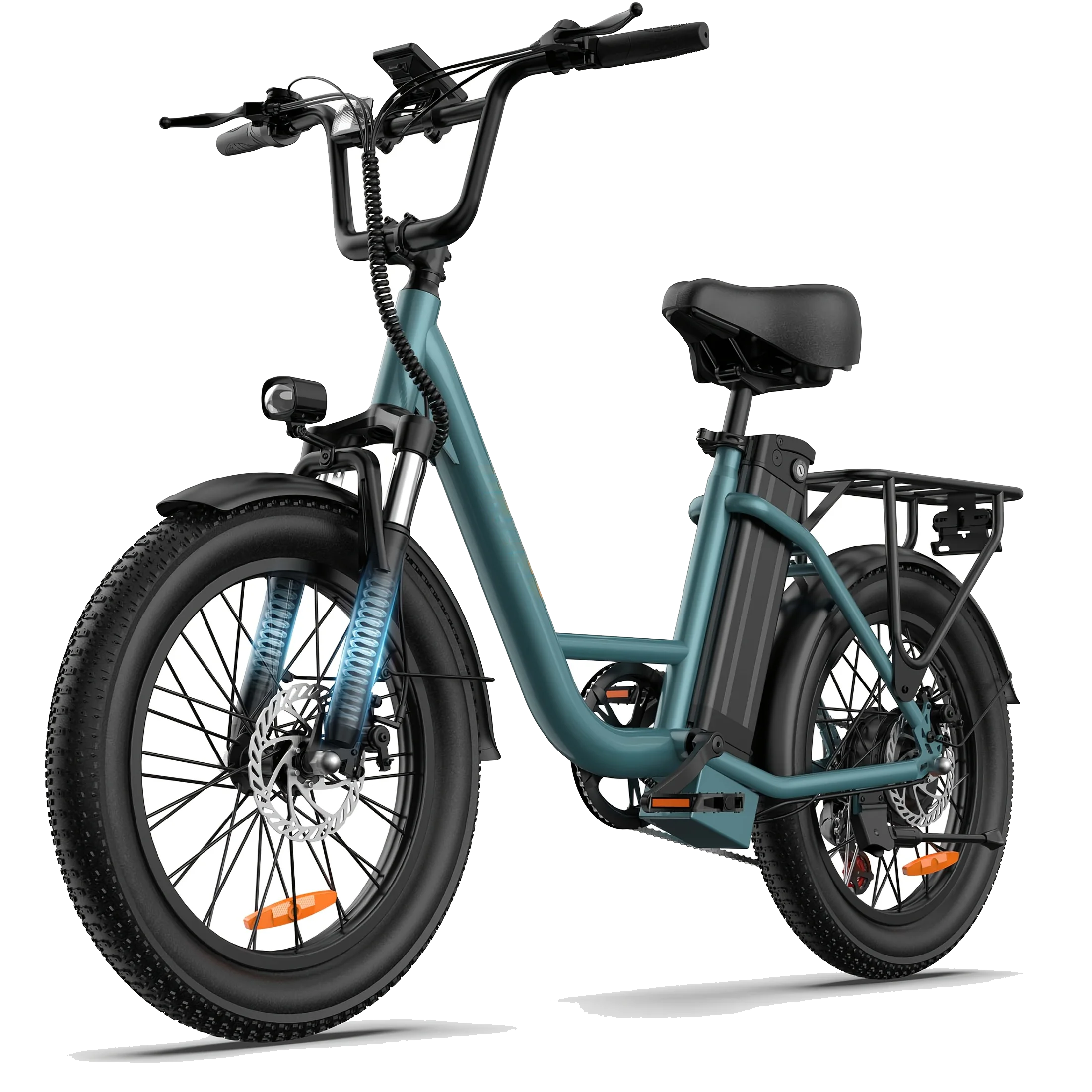 URLIFE E20 Electric Bike For Adults 250W Motor Electric Bike 48V 13AH 20 Inch Tires City Commuter Electric Bike