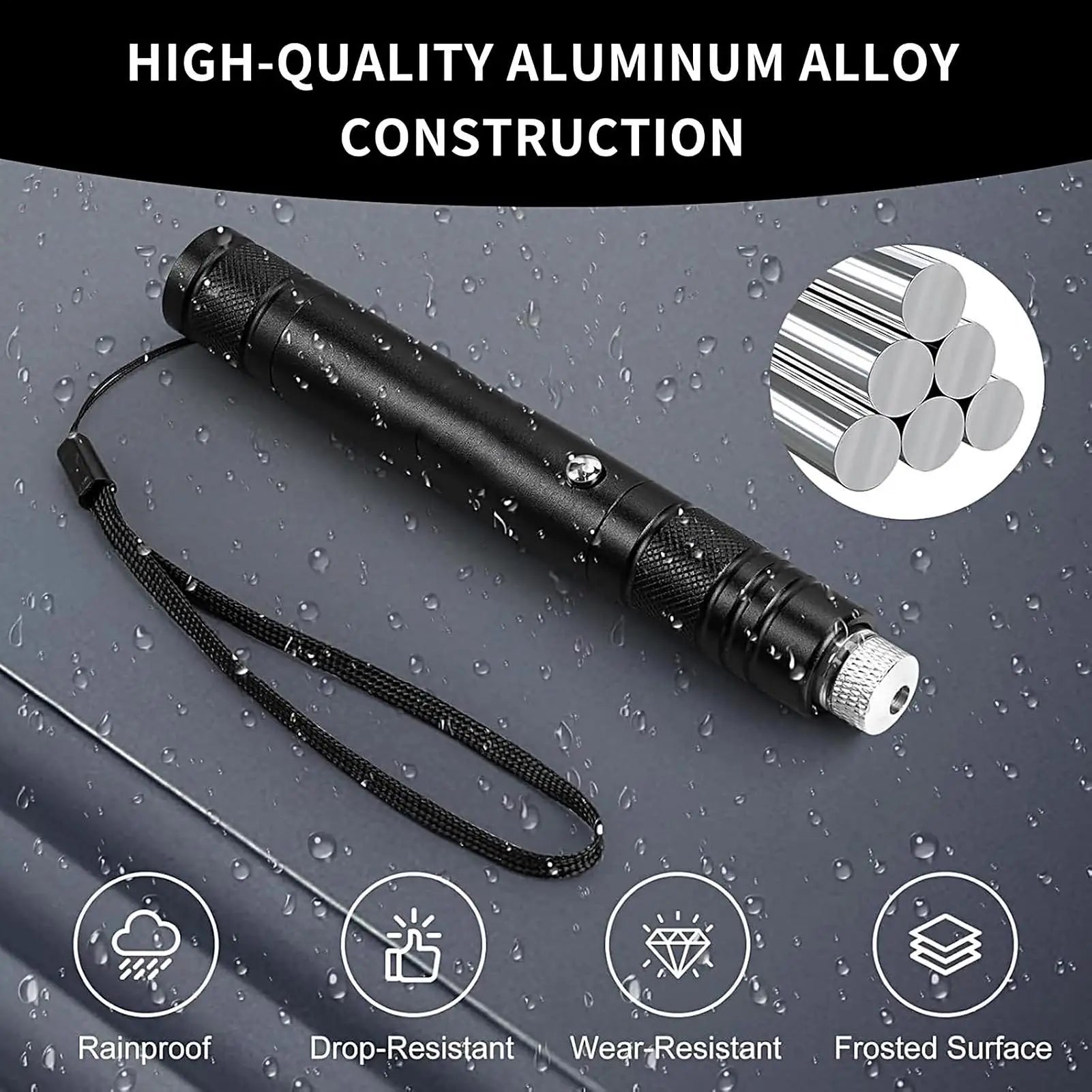 Flashlights For Home 4 Modes Multi-functional Flashlight For Hiking For Camping Outdoor Home Work Car Search Hiking Night