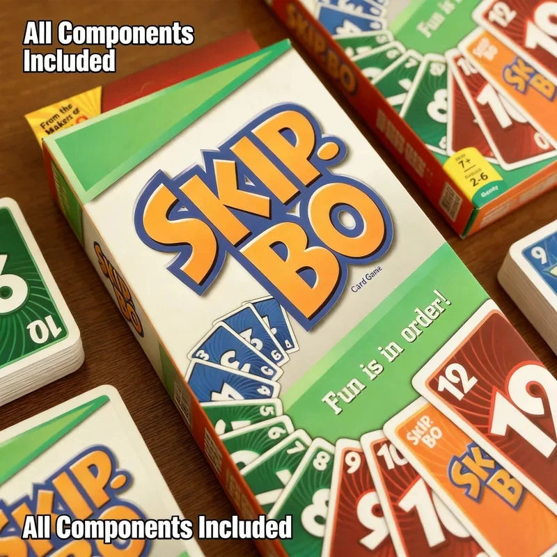 Card Game - English Edition | Sequential Fun for 2-6 Players, Ideal for Family Game Night