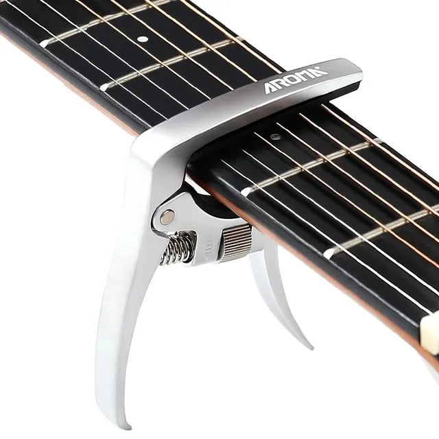 AROMA AC-30 Guitar Capo for Acoustic Guitar and Electric Guitar Pressure Tension Guitar Pressure Tension Adjustable Guitar