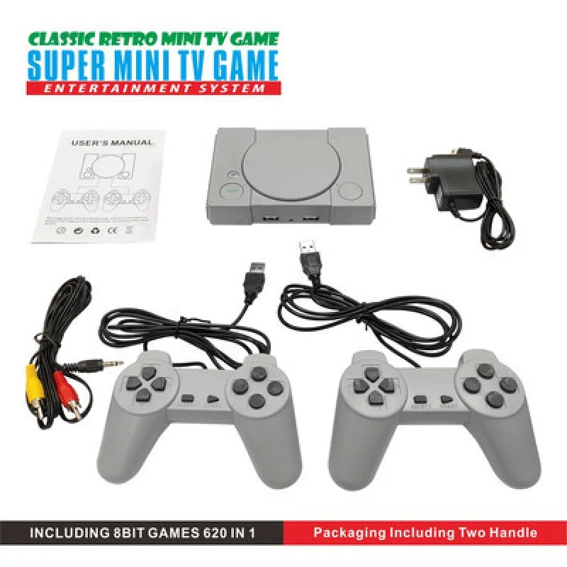 PS1 game console home retro nostalgic 8-bit stand-alone children's double battle retro nostalgic game console