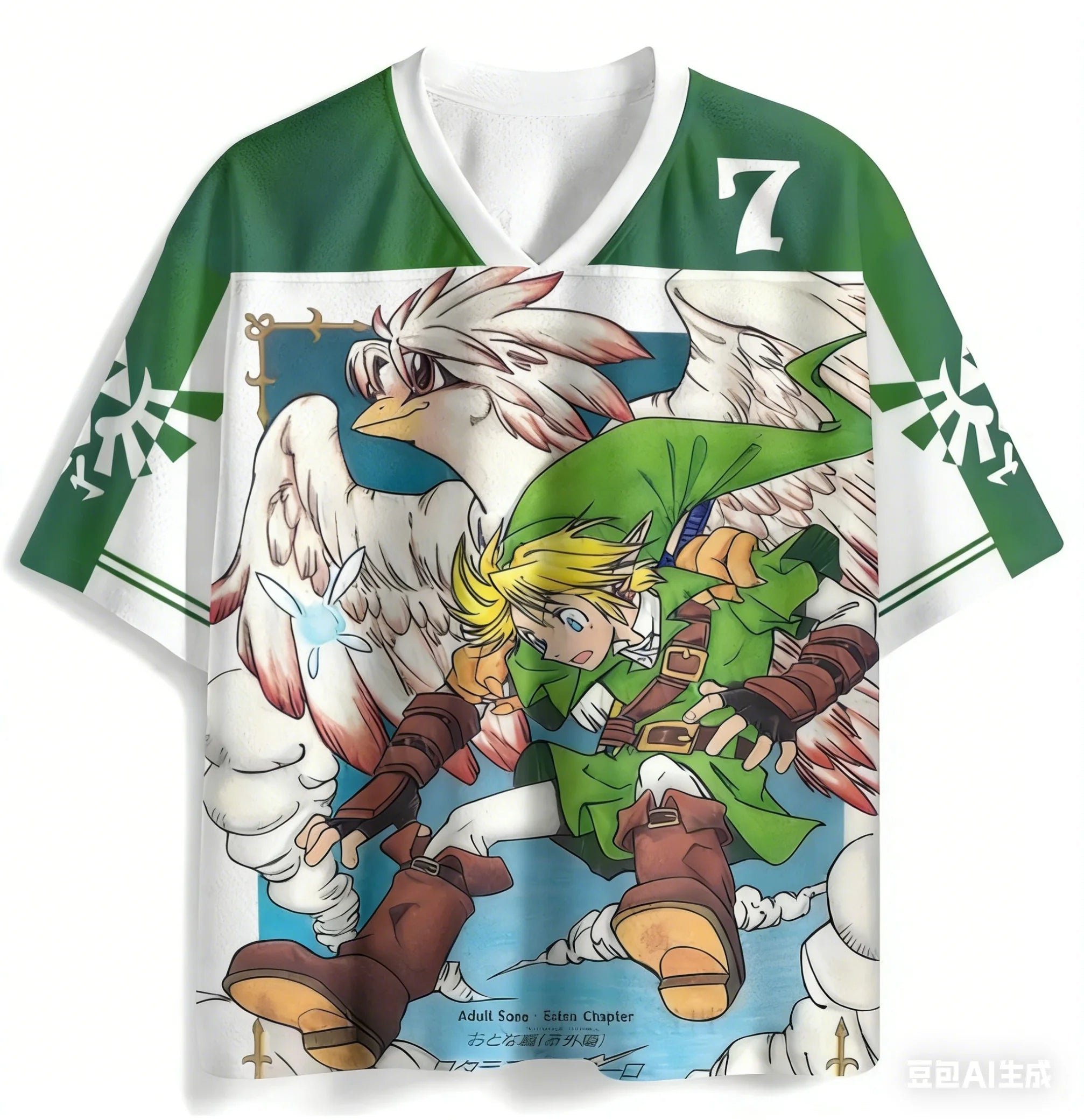 Zelda Adult and Children 3D Print V-neck T-shirt, A Must-have for The Open-world Game Pioneer! Shorts Friends