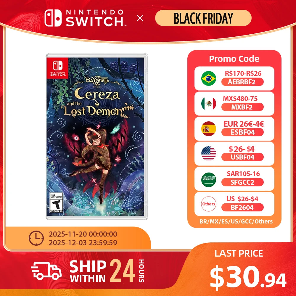 Nintendo - Bayonetta Origins Cereza and the Lost Demon Switch Game Deals  for Nintendo Switch OLED Lite Switch Game Card