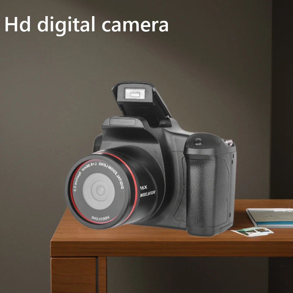 Camcorder 16X Zoom Vlogging Camera with 2.4 Inch LCD Screen Video Recorder for Photography and Video