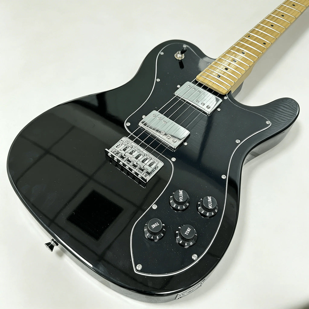 Black Style Electric Guitar HH Humbucker Pickups Maple Neck Glossy Black  22 Frets Finish 6-String Free Shipping Worldwide