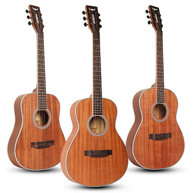 Akustisk Gitarr – 6 Strängar, 36/38 tum, Resegitarr (v2)