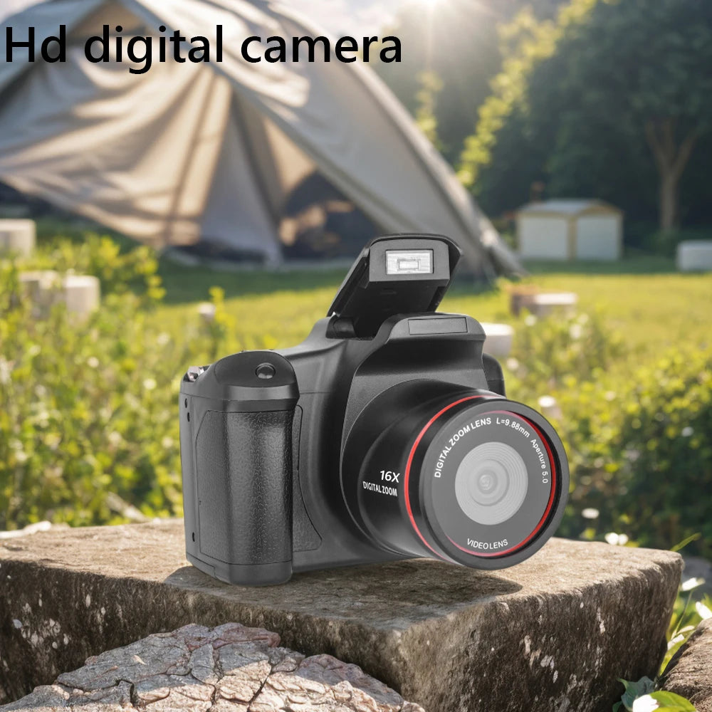 Camcorder 16X Zoom Vlogging Camera with 2.4 Inch LCD Screen Video Recorder for Photography and Video