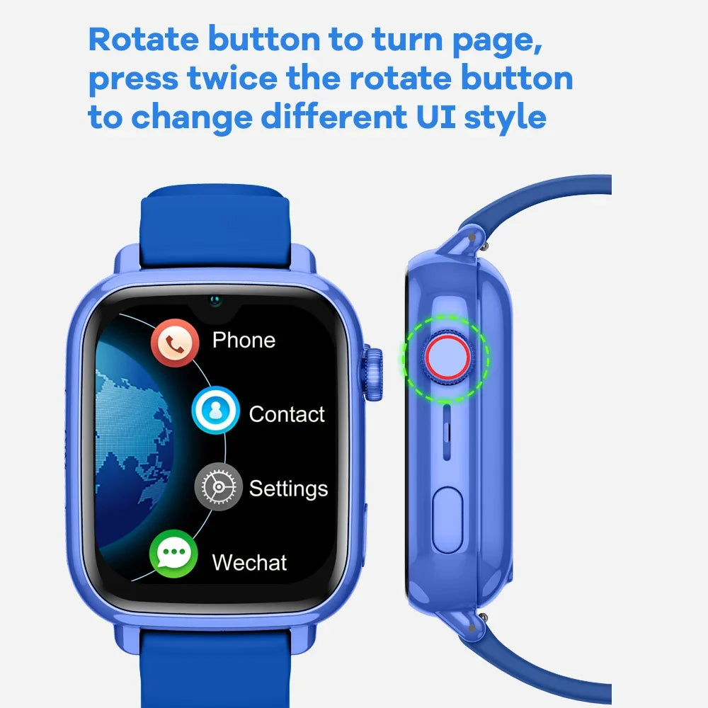 4G Smart Watch Kids GPS WIFI Video Call SOS APP
