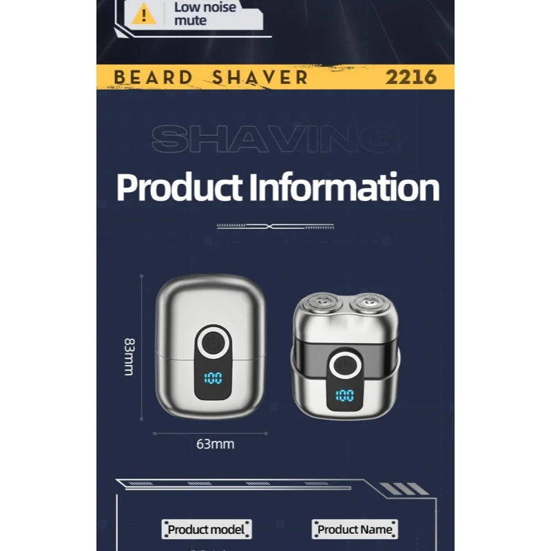 New Electric Shaver Rechargeable Men's Shaver Portable Washable Shaver