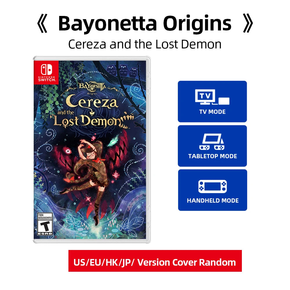 Nintendo - Bayonetta Origins Cereza and the Lost Demon Switch Game Deals  for Nintendo Switch OLED Lite Switch Game Card