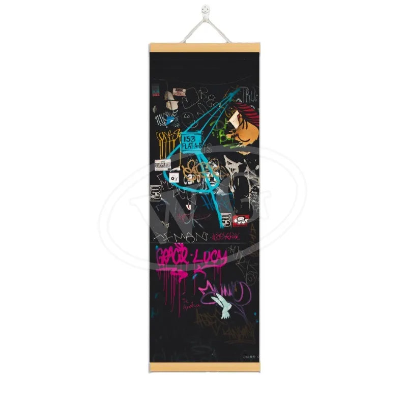 Pok é mon Japanese Anime Poster Modern Room Decoration Scroll Canvas Wall Pikachu Surrounding Decoration