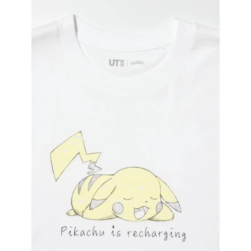 Pok É Mon Commemorative T-shirt, Children's Casual Cotton Top, Soft and Comfortable