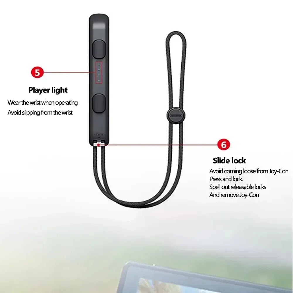 2025 For Nintend Switch & OLED Gamepad Controller Gamepad Hand Rope Joy-con Wrist Strap Laptop Video Games Accessories