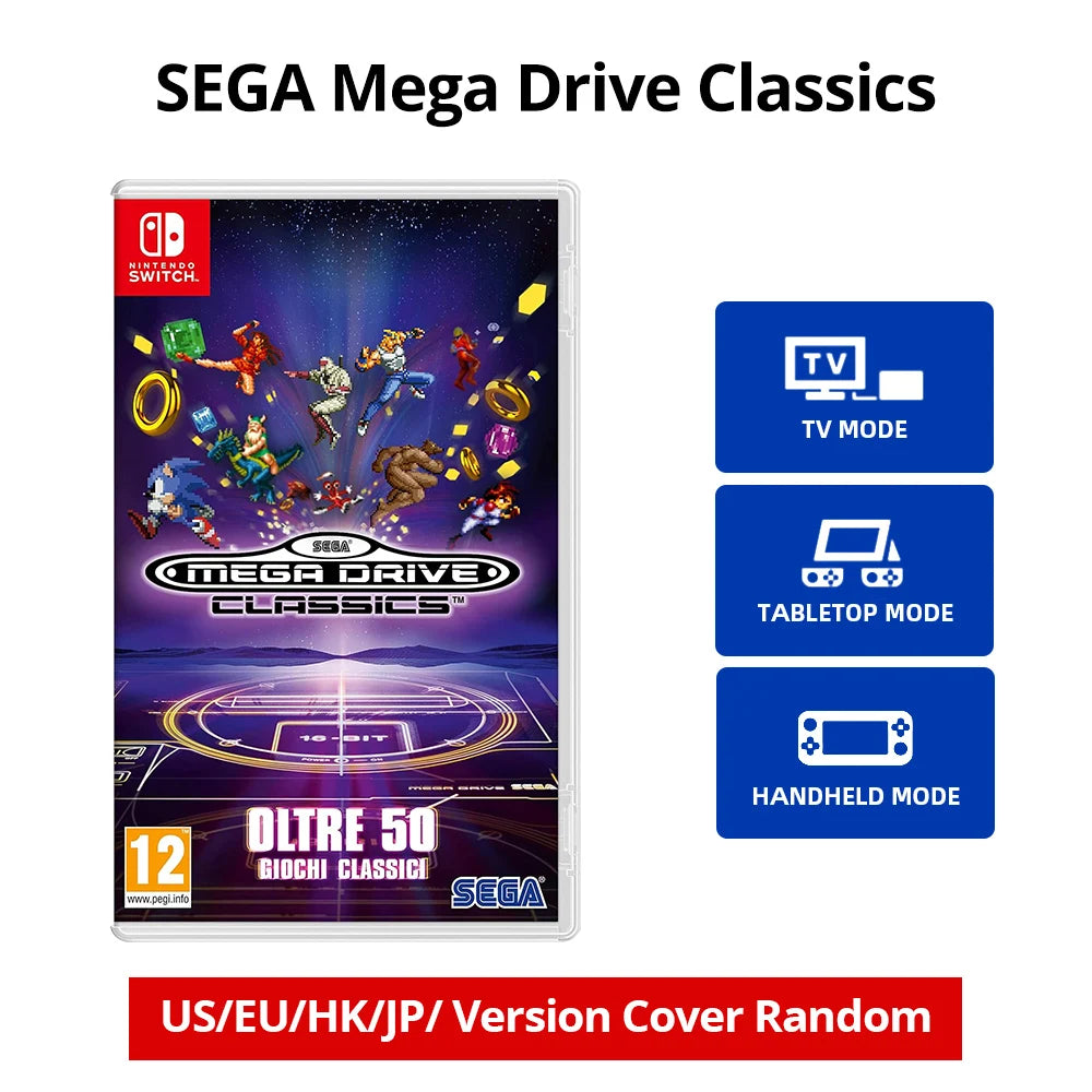 Nintendo Switch Game Deals - SEGA Mega Drive Classics - Games Cartridge Physical Card for Nintendo Switch OLED Lite