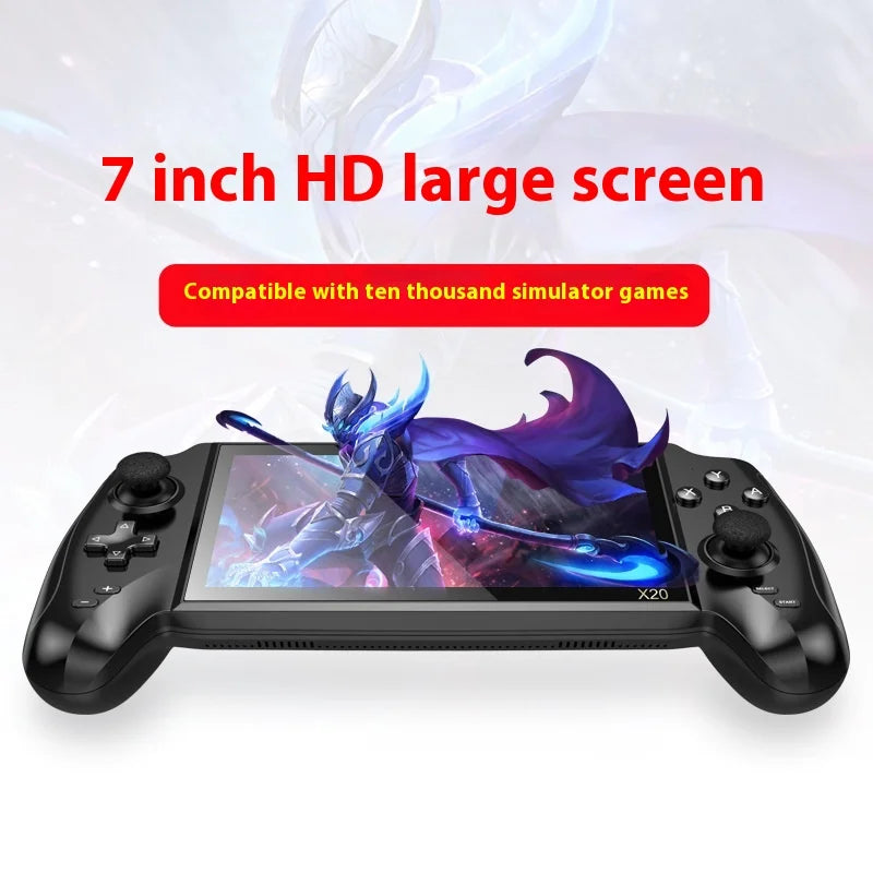 7-Inch IPS Retro Game Console with 3000+ NES/GBA Games, 2-Player Arcade, 4500mAh Battery & 24 Languages