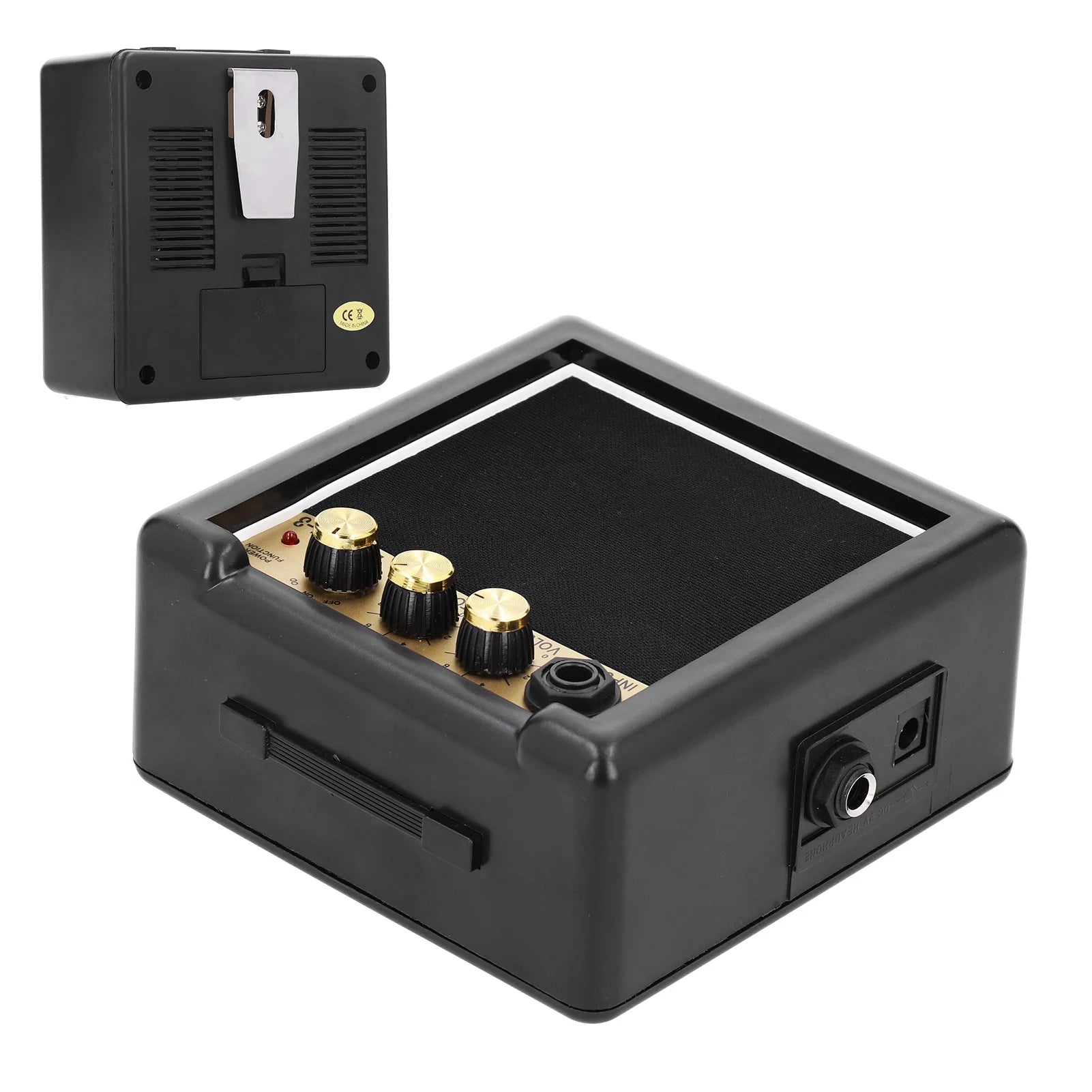 Guitar Amplifier Portable Mini Musical Instrument Accessories Small Speaker PG‑3 3W 3W Guitar Amplifier