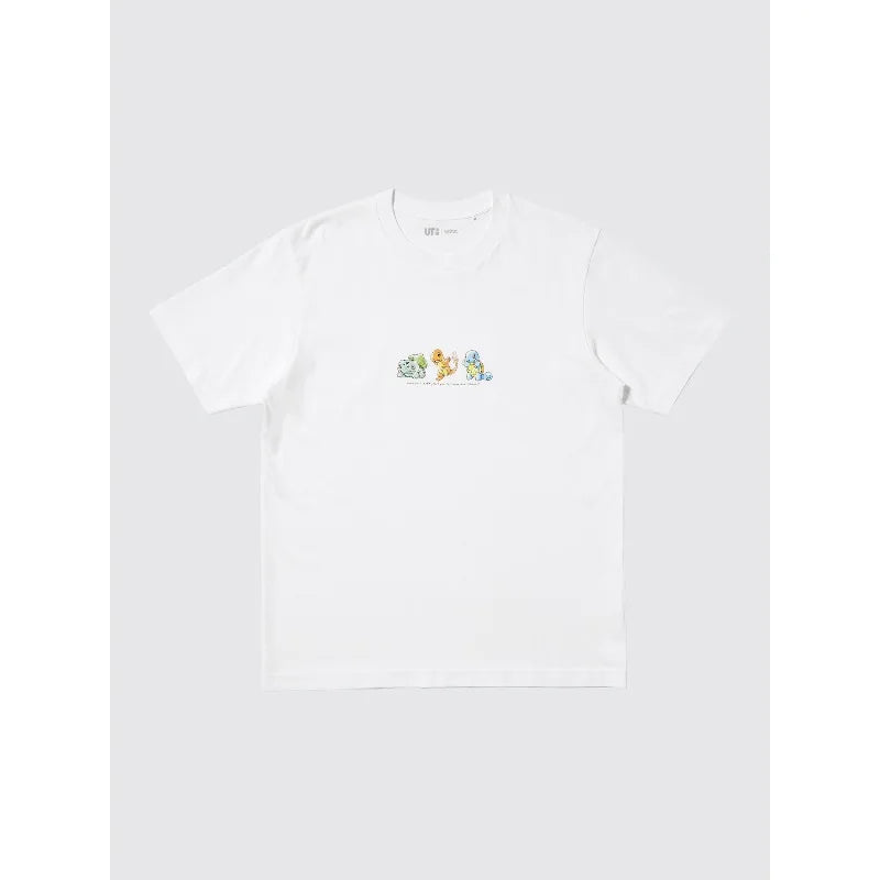 Pok É Mon Commemorative T-shirt, Children's Casual Cotton Top, Soft and Comfortable