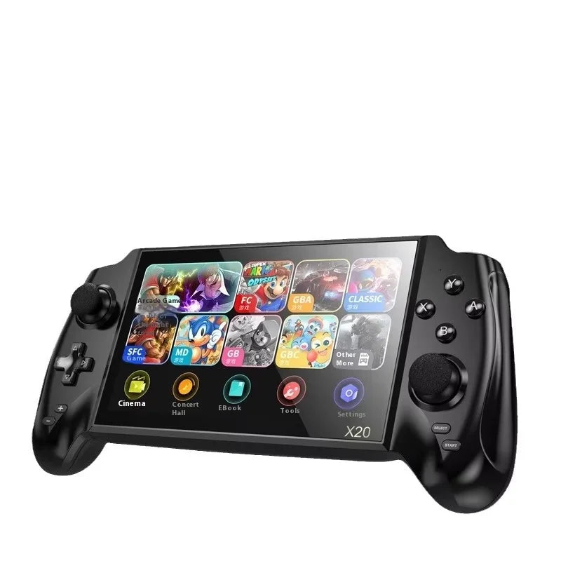 7-Inch IPS Retro Game Console with 3000+ NES/GBA Games, 2-Player Arcade, 4500mAh Battery & 24 Languages