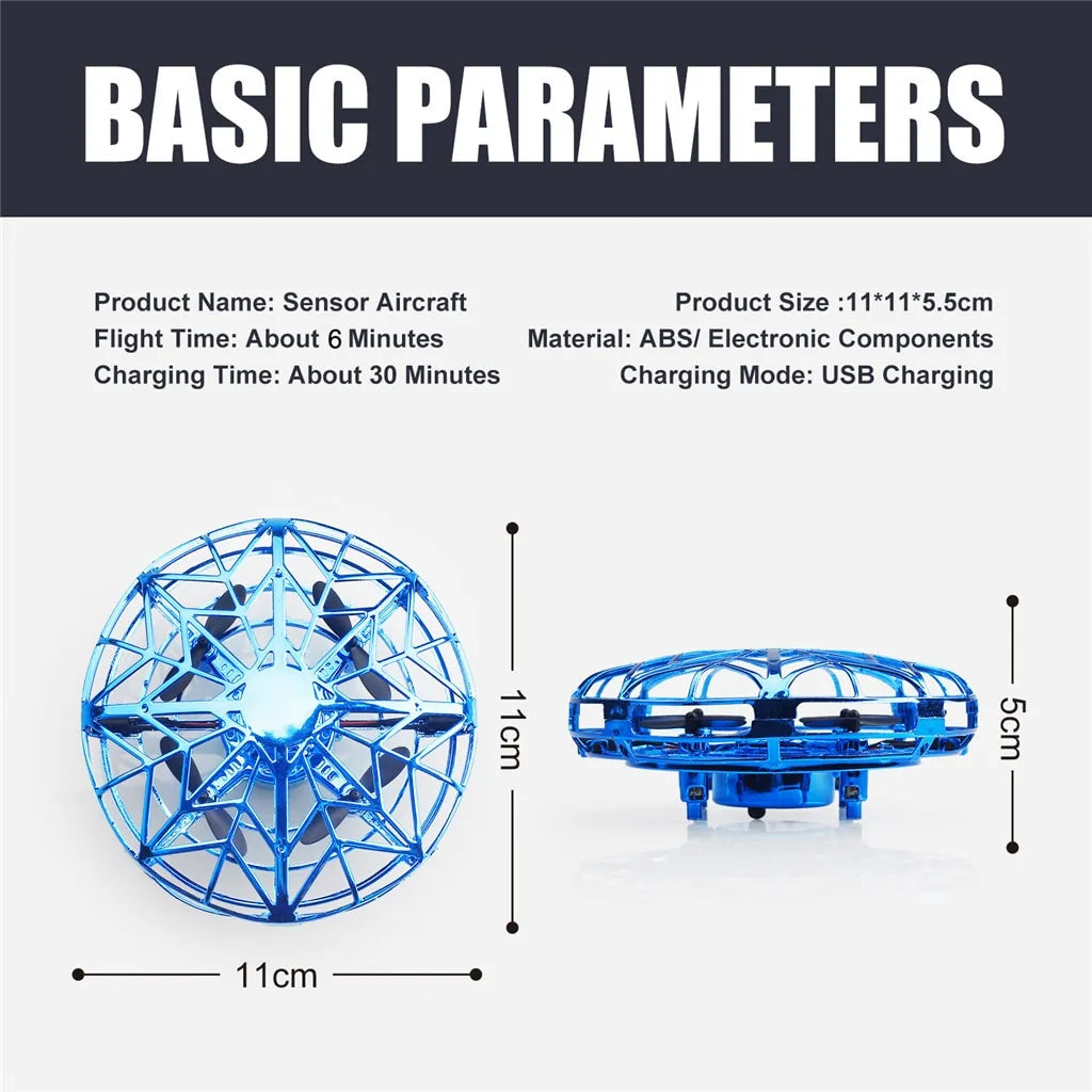 Mini-drone UFO – svävande handstyrd leksak