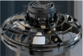 Mini UFO-spinner drone med LED – fingertoppsgyro