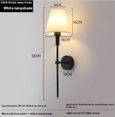 Amerikansk Vägglampa