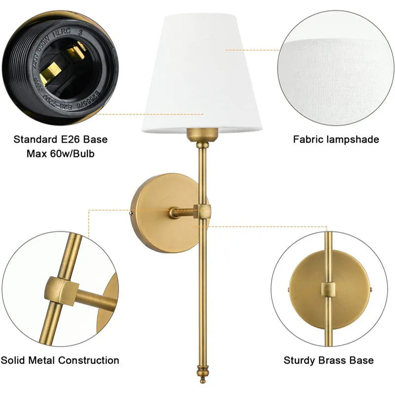 Modern Nordisk Vägglampa