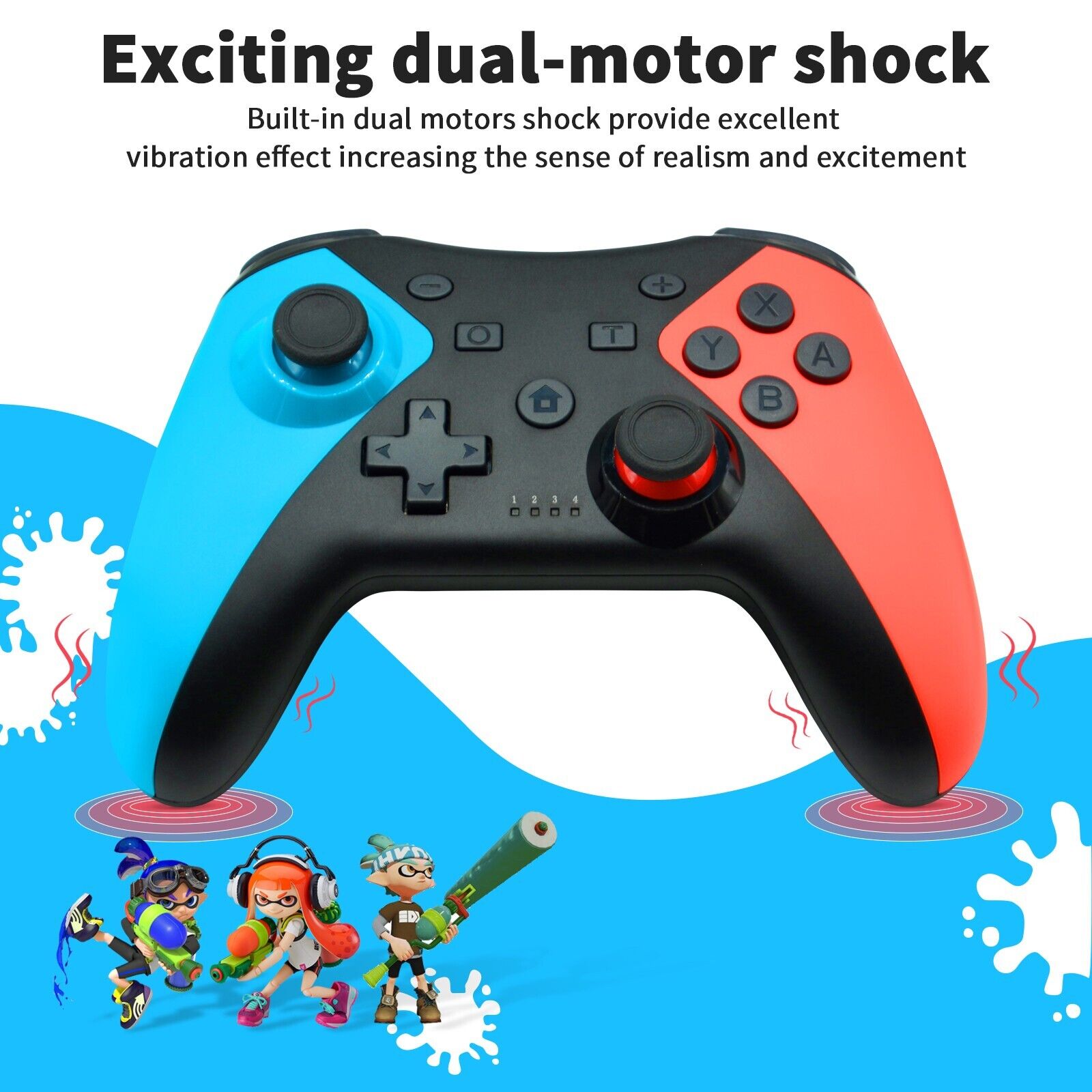 For Nintendo Switch Wireless Pro Controller Gamepad Joypad Joystick Remote Gift. Leveranstid 5-8 dagar