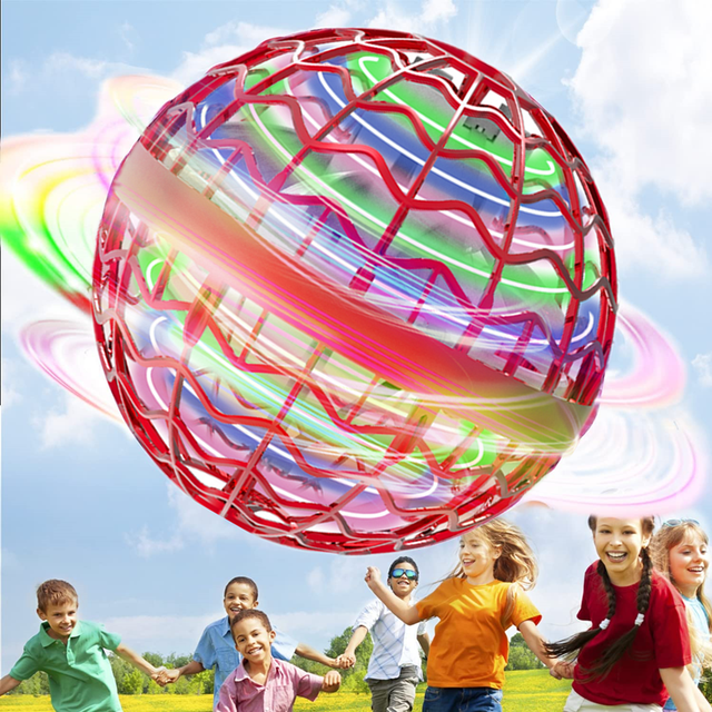 Flygande boll med LED – smart hoverball