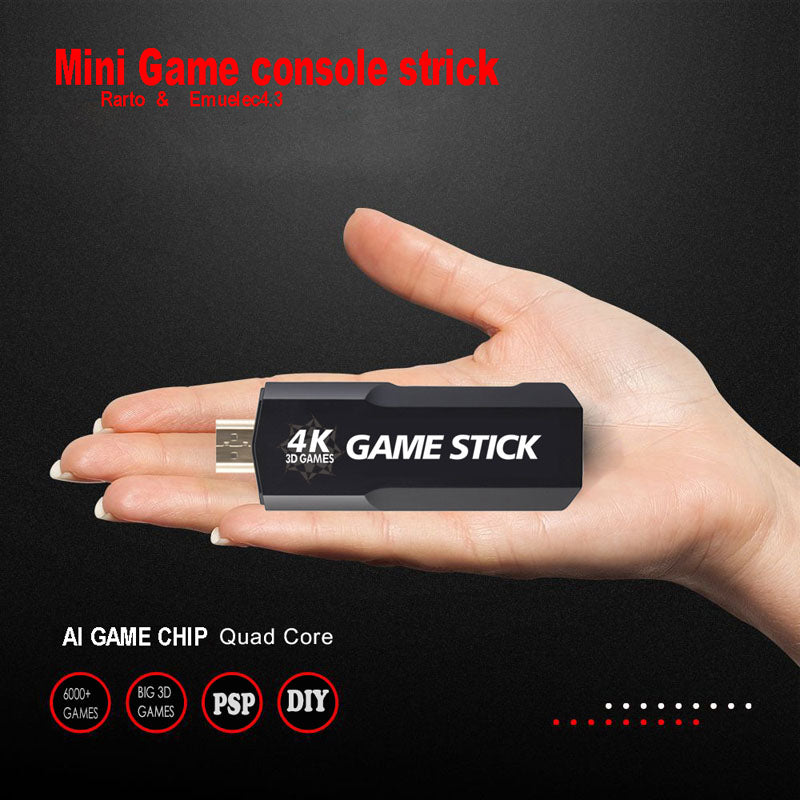 Retro Mini X2 Arkadkonsol – Trådlös HD med 64GB