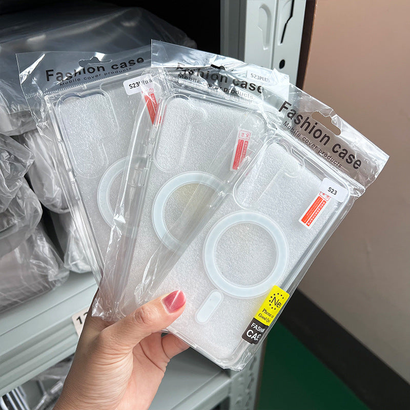 MagSafe akrylskal till Samsung S22/S23/S24