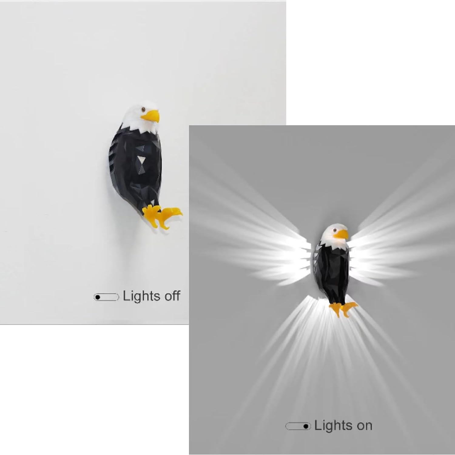 Örn Vägglampa – Magnetisk Vägglampa