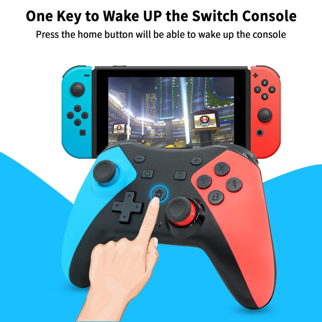 For Nintendo Switch Wireless Pro Controller Gamepad Joypad Joystick Remote Gift. Leveranstid 5-8 dagar