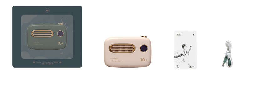 Powerbank 10000mAh – ultratunt portabelt batteri
