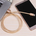 Nylonflätad laddkabel till iPhone – 2–3 m