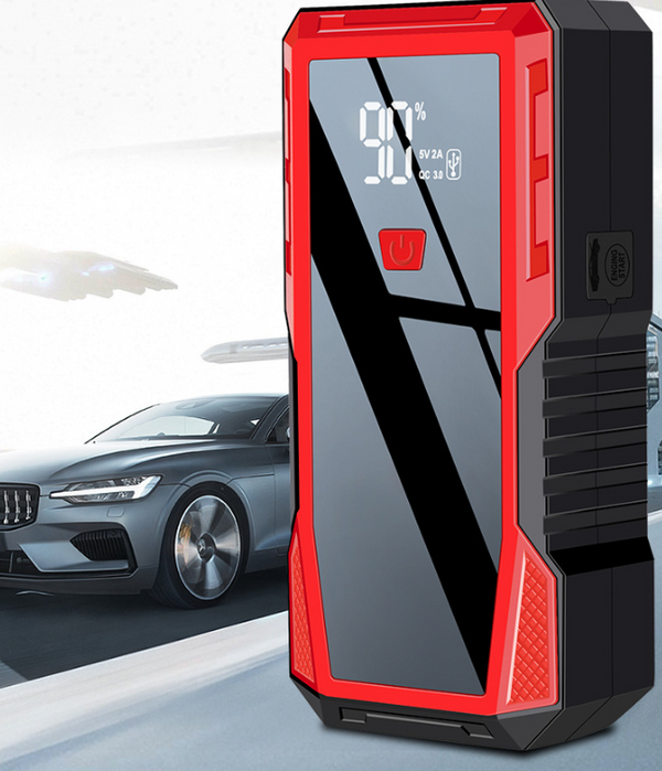 Startbooster 1000A med powerbank 10 000 mAh