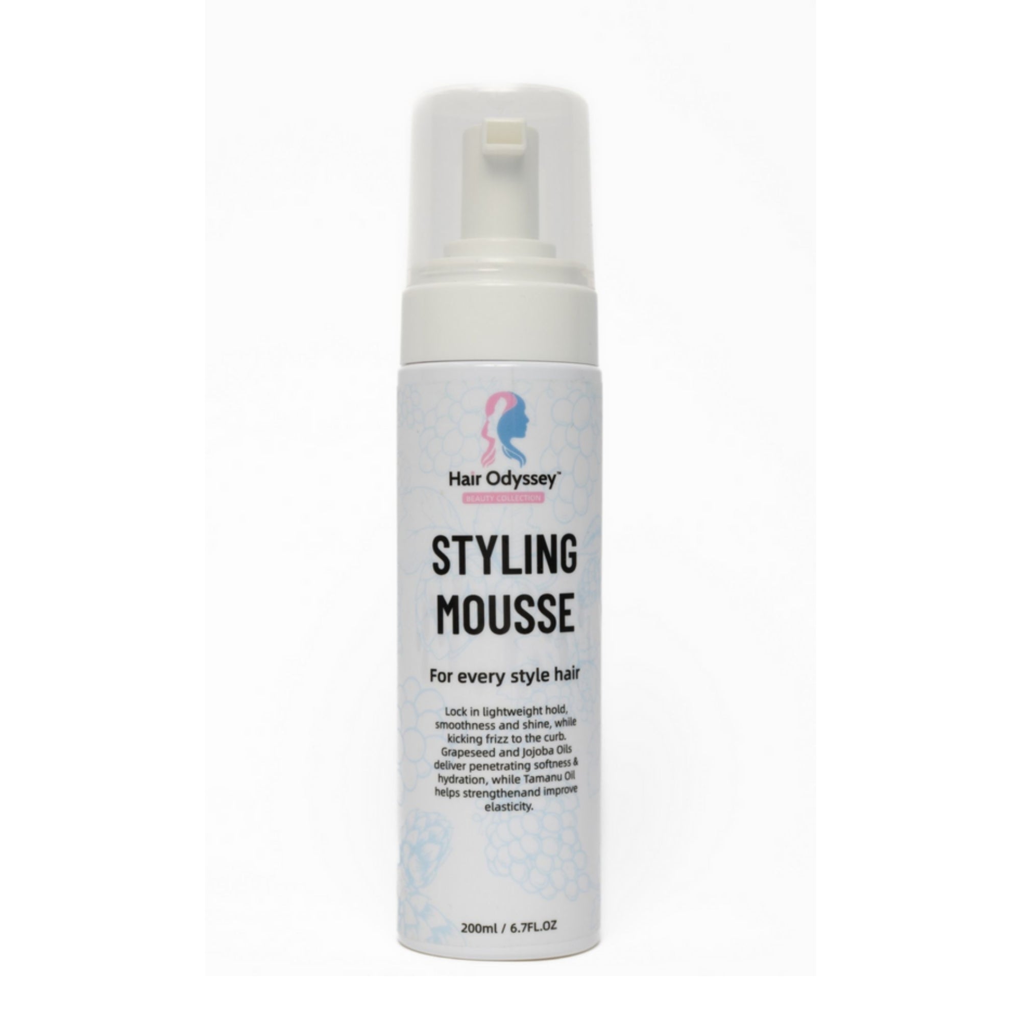Hair Styling Mousse – Jojoba Oil, Grapeseed & Tamanu Oil