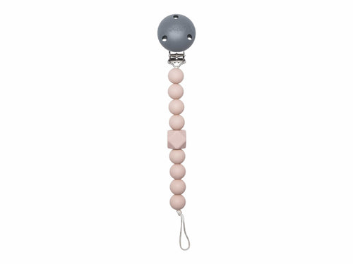 Chewy Pacifier Clip - Rose