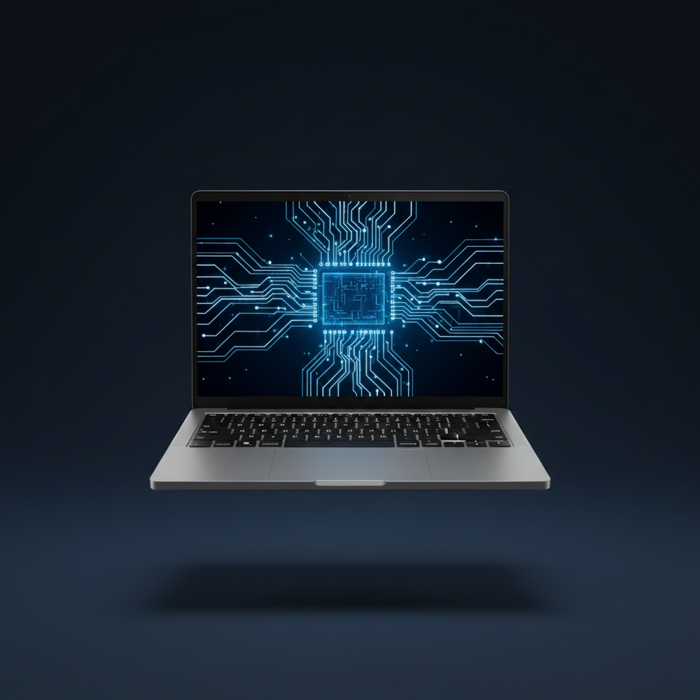 Tydlig laptop produktbild